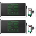 Ipower 2 Pack Digital  Thermostat Controller and 48" x 20" Seeding Heat Mat, 10PK GLHTMTCTRLV2HTMTLX2